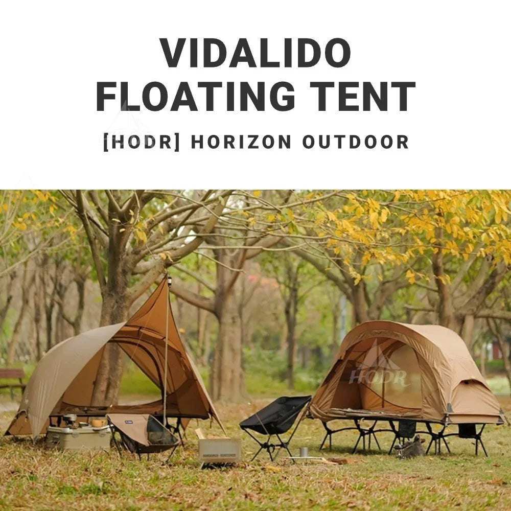 Tienda de campaña flotante