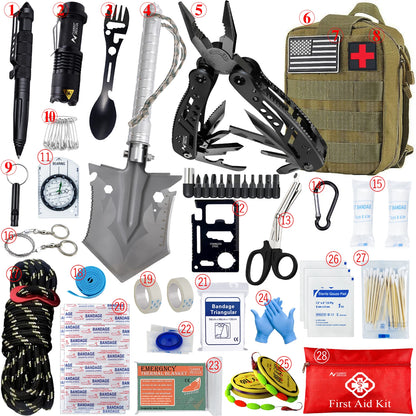 Kit de primeros auxilios para supervivencia