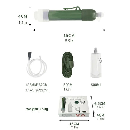 Purificador de agua de fibra de carbono