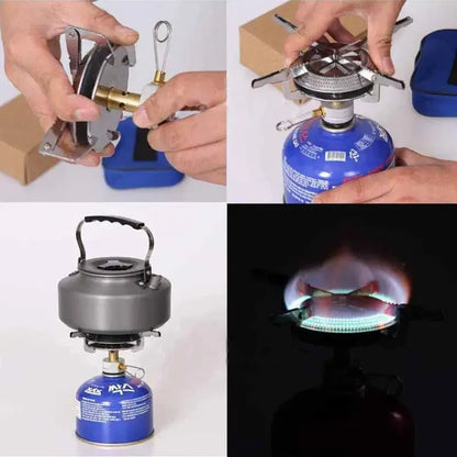 Estufa de gas para acampar