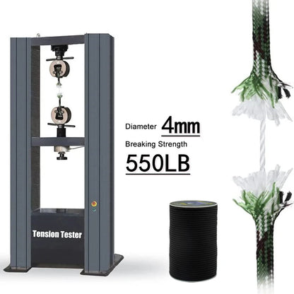 Cuerda de paracaídas militar 550 de 100 m, 50 m y 31 m, 7 hebras de 4 mm