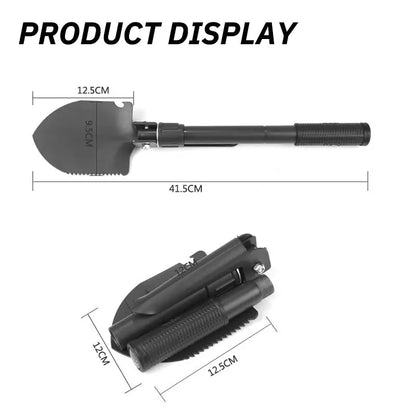 Pala de ingeniero portátil plegable montada en camión