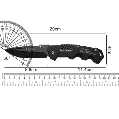 Cuchillo de supervivencia plegable