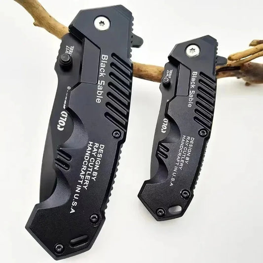 Cuchillo de supervivencia plegable